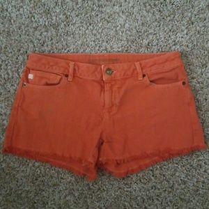 Michael Kors Orange Jean Shorts